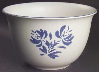 Pfaltzgraff Yorktowne (Usa) Round Great Bowl, Fine China Dinnerware   Blue Flora