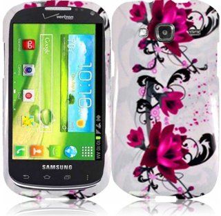 For Samsung Godiva i425 Hard Design Cover Case Purple Lily Accessory Cell Phones & Accessories