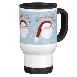 Ho Ho Ho Santa Claus Travel Mug