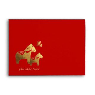 Chinese Year of the Horse Red Envelopes