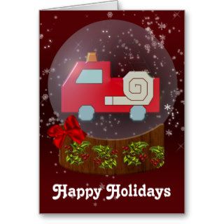 Fire fighter Christmas Cards