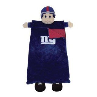 6' NFL New York Giants Mascot Snuggly Soft Children's Sleeping Bag   Slumber Bags