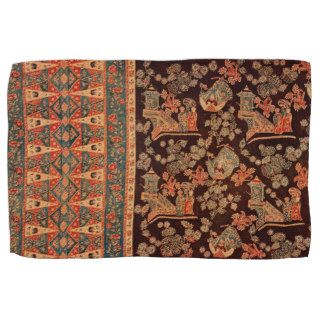 Vintage Ethnic Bohemian Indonesian Peranakan Batik Kitchen Towels