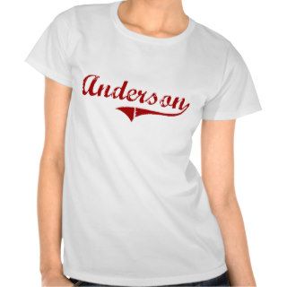 Anderson South Carolina Classic Design Tee Shirts