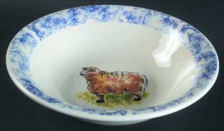 Tabletops Unlimited Country Barn Sheep Coupe Soup Bowl, Fine China Dinnerware  