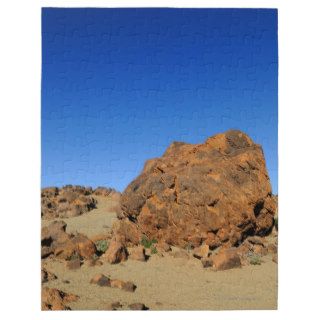 Large volcanic rock in El Teide National Park Jigsaw Puzzle