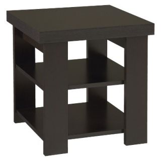 End Table Ameriwood Industries Hollow Core End Table   Dark Brown (Espresso)