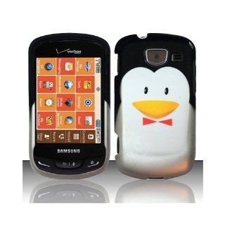 Silver Penguin Hard Cover Case for Samsung Brightside SCH U380 Cell Phones & Accessories