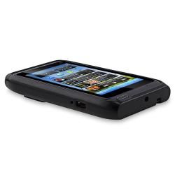 Black Jelly TPU Rubber Skin Case for Nokia N8 BasAcc Cases & Holders