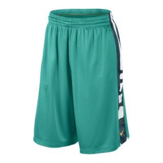 Nike Elite Stripe Mens Basketball Shorts   Turbo Green