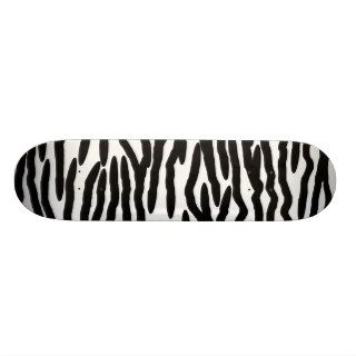 Zebra Print Skate Boards
