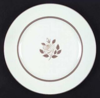 Rosenthal   Continental Rosenthal Rose Dinner Plate, Fine China Dinnerware   Tau
