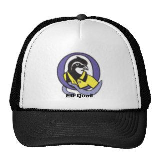 ED Quail's Logo Design on a Handsome Baseball Cap Trucker Hats