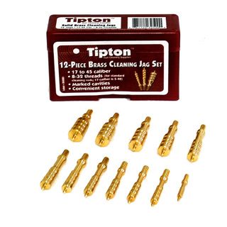Tipton 13 Piece Solid Brass 749245 Jag Set Tipton Gun Cleaning