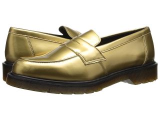 Dr. Martens Abby Penny Loafer Womens Slip on Dress Shoes (Gold)