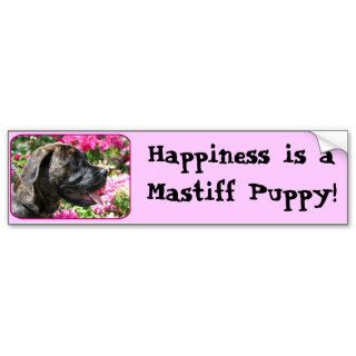 Brindle Mastiff Puppy bumper sticker