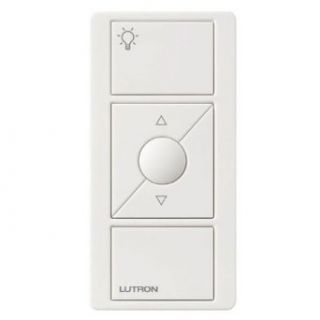 Lutron Pico PJ 3BRL GWH I01   3 Button Remote With Dimmer Control   434 MHz   For Use With Maestro Wireless Devices   White   Wall Dimmer Switches  