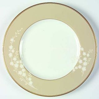 Lenox China Bellina Gold Trim Accent Luncheon Plate, Fine China Dinnerware   Whi