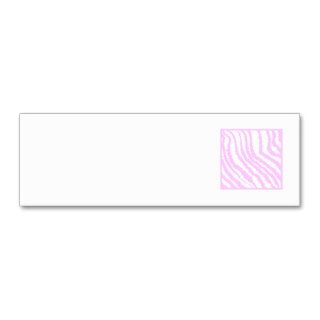 Pink Zebra Print, Animal Pattern. Business Card Templates
