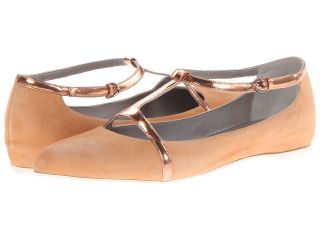 Aquatalia by Marvin K. Yasmine Womens Flat Shoes (Beige)