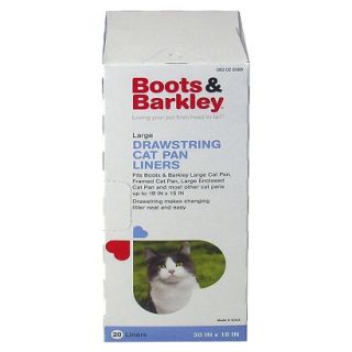 Boots & Barkley Cat Litter Box Drawstring Liners 20 pk.   L