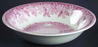 Spode WinterS Eve Red Ascot Coupe Cereal Bowl, Fine China Dinnerware   Red/Whit