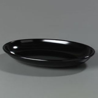 Carlisle Designer Oval Platter   14x10 Melamine, Black