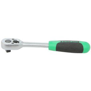 Stahlwille 435 Ratchet with 2 Component Handle, 3/8" Drive, 29mm Width, 17.9mm Thickness, 193mm Length Ratchets And Pawls