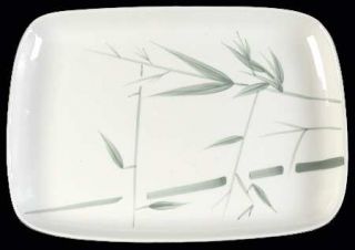 Winfield Bamboo (Round) 14 Rectangular Serving Platter, Fine China Dinnerware  