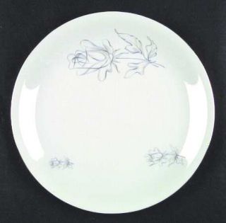 Winterling   Bavaria Wig2 Dinner Plate, Fine China Dinnerware   Gray Rose, Plati