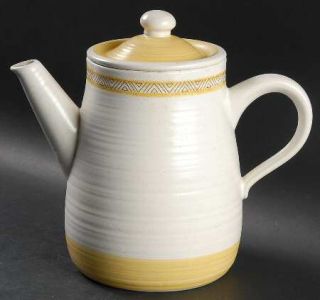 Franciscan Hacienda Gold (Usa) Coffee Pot & Lid, Fine China Dinnerware   Usa,Gol