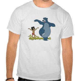 Jungle Book Mowgli and Baloo dancing Disney T Shirts