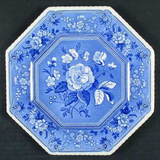 Spode Sutherland Blue Octagonal Luncheon Plate, Fine China Dinnerware   Blue Roo