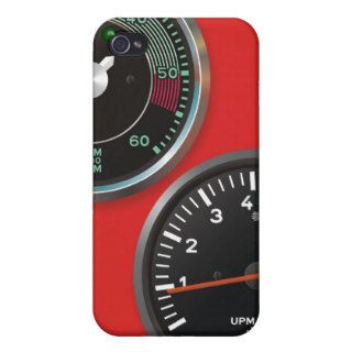 Vintage racing instruments Classic car gauges iPhone 4/4S Case