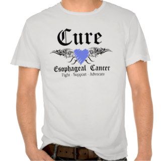 Cure Esophageal Cancer Tattoo Wings T Shirt