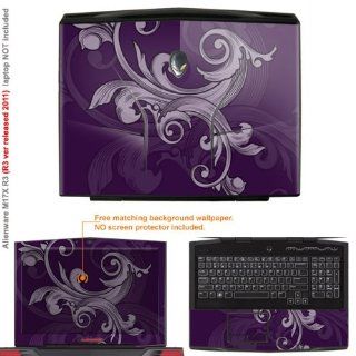 Decalrus Matte Protective Decal Skin Sticker for Alienware M17x R3 with 17.3in Screen (IMPORTANT to get correct skin for your M17X Must view IDENTIFY image) case cover Matte M17XR3 437 Computers & Accessories
