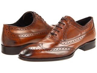 To Boot New York Windsor Mens Lace Up Wing Tip Shoes (Brown)