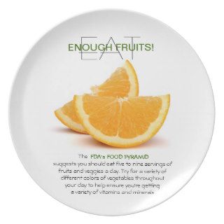 Healthy Eating, Eat Enough Fruits Plate