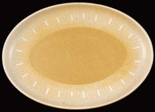 Denby Langley Ode 9 Oval Serving Platter, Fine China Dinnerware   White Geometr