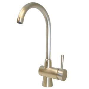 Whitehaus Single Handle Kitchen Faucet in Silver Pearl WH16606 SPRL