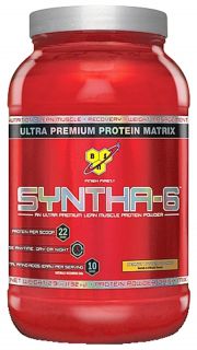 BSN   Syntha 6 Sustained Release Protein Powder Peanut Butter Cookie   2.91 lbs.