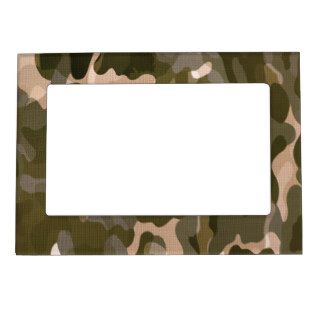 Burlap CAMO Camouflage Gear to Go Frame Magnet