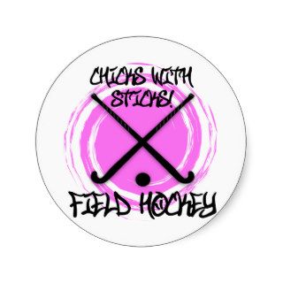 Chicks With Sticks   Field Hockey Stickers