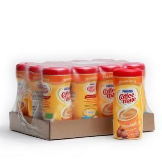 Coffee Mate Hazelnut Creamer Canisters (Pack of 12) Coffeemate Coffees & Creamer