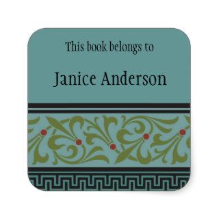 Personalized Bookplate Sticker