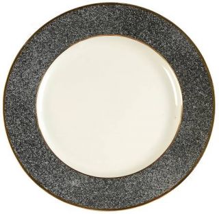 Mikasa Granite Salad Plate, Fine China Dinnerware   Granite Rim,No Decals,Smooth