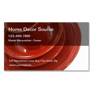 Home Decorating Business Cards
