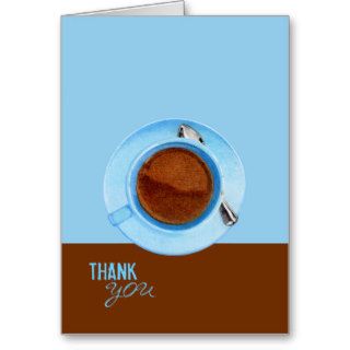 Coffee Break Thank You Card