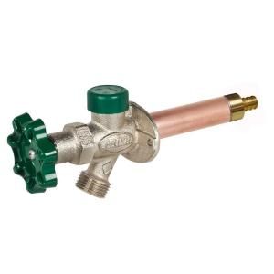 Prier Products 1/2 in. x 14 in. Brass Crimp PEX Heavy Duty Frost Free Anti Siphon Outdoor Faucet Hydrant C 144X14