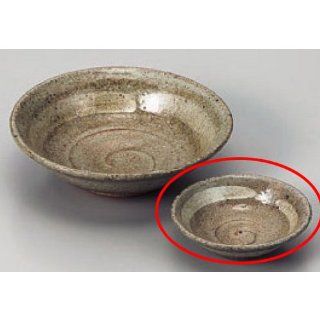 bowl kbu048 04 402 [3.75 x 0.99 inch] Japanese tabletop kitchen dish Sashimi soil ash glaze Chiyo mouth [9.5x2.5cm] dining Japanese restaurant business kbu048 04 402 Kitchen & Dining